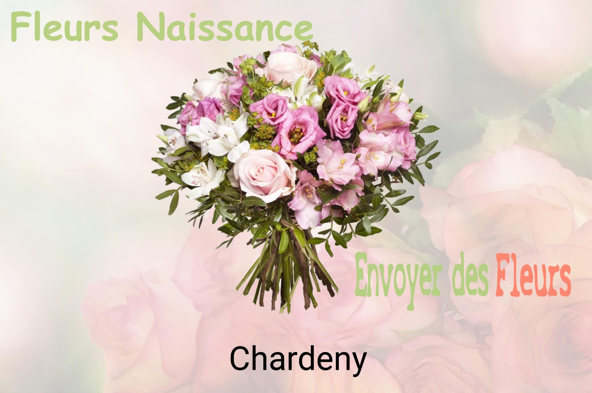 Bouquet de fleurs de naissance livré à Chardeny